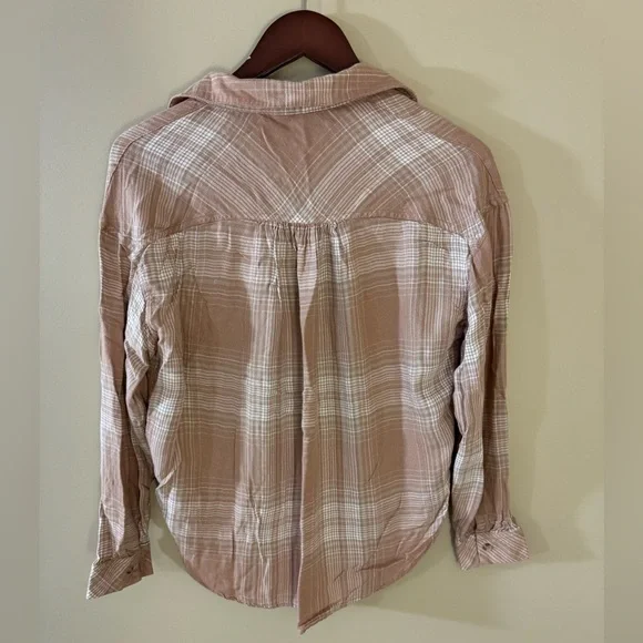 Gentle Fawn plaid button down - Picture 2 of 6